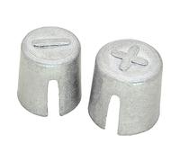 Rondelle per colonne al piombo, rondelle per morsetti batteria, 2 pezzi, rondelle per pali della batteria, tappi, adattatori, lega, rondelle per pali della batteria automobilistica per barche