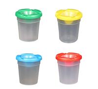 Rondelle per pennelli da pittura Secchi d'acqua pieghevoli Artista Cleaner Pot Gadget Rondelle Pittura Secchi di lavaggio Secchio di lavaggio in silicone