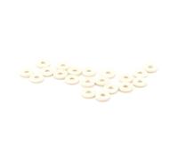 Rondelle per tromba Pad 20 valvole per tromba Rondelle in feltro Cuscino Pad Trombe in ottone Parti di strumenti musicali Sostituzioni Valvole tromba Rondelle in feltro Cuscino Tromba Tappo superiore