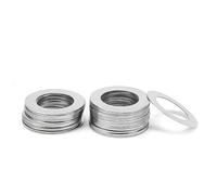 Rondelle Piatte 20 pz/Lotto in Acciaio Inox 304 Ultra Sottile Rondella Piatta M3 M4 M5 M6 M8 M10 M12 M14 Spessore di Regolazione Pianura Guarnizione 0.1/0.2/0.3mm