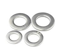 Rondelle piatte grandi M1.6/2/2.5/3/4/5/6/8/10/12 in acciaio inossidabile 316, guarnizioni metalliche grandi, rondelle piane(M2x5x0.5(50pcs))