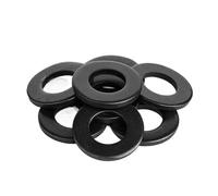 rondelle piatte in acciaio al carbonio, 1/100 pezzi Rondella piatta nera M2-M36 Rondelle piane in acciaio al carbonio Guarnizioni(M24x44x4.0 2pcs)