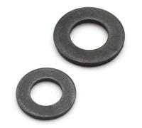 rondelle piatte in acciaio al carbonio, Guarnizione piana con rondella piatta in acciaio al carbonio grado 8.8 M2-M36(M8x21x4(5pcs))