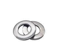 Rondelle piatte in acciaio inossidabile 304 | Argento 10/50/100 pezzi M1.6-M16 for applicazioni con viti e bulloni(M16 10pcs)