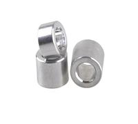 Rondelle piatte in alluminio da 5/10 pezzi for M3-M10 - Distanziatori non filettati for parti di modelli RC - Distanziatore for guarnizione di altezza 2-30 mm(M6 10pcs 16mm)