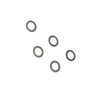 Rondelle piatte in nylon nero ad alta precisione da 1000 pezzi, 1 mm (ID) x 3 mm (OD) x 0,3 mm (spessore)