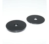 Rondelle Piatte In Nylon Nero M8 50Mm Di Diametro 2Mm O 4Mm Di Spessore.