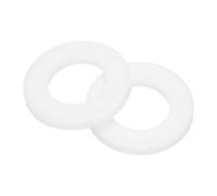 Rondelle piatte in nylon per M16 16mmID 30mmOD, bianche, confezione da 50