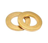 Rondelle piatte in ottone, 5/25/50/100 pezzi Guarnizione piatta in ottone da M2 a M20(M3x6x0.5mm 100pcs)