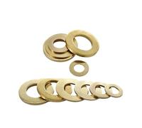 Rondelle piatte in ottone massiccio Guarnizione O-ring Guarnizione in metallo M2 / 2,5/3 / 4/5 / 6/8 / 10/12 / 14/16 / 18/20(M2.5x5x0.5(300Pcs))