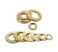 Rondelle piatte in ottone, Rondelle piatte in ottone for M2 M2,5 M3 M4 M5 M6 M8 M10 M12 M14 M16 M18 M20(M2.5x5x0.4(300Pcs))