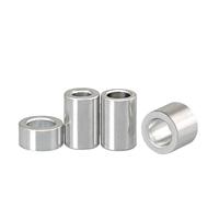 Rondelle piatte M3 M4 M5 M6 M8 Guarnizione rondella piatta in lega di alluminio, lunghezza 5 mm(D6x M3 (20pcs),Length 8mm)