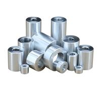 Rondelle piatte M3-M8 Diametro 16/18mm Manicotto in alluminio Boccola Rondella Guarnizione Spessore 2/3/4/30mm(D16xd8.2xH,H20(2pcs))