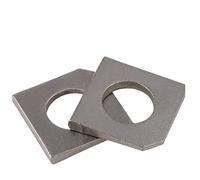 Rondelle piatte quadrate, Confezione da rondelle coniche quadrate a canale piatto in acciaio inossidabile 304 316 M6 a M24(304M10(5PCS))