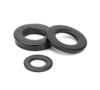 Rondelle piatte super sottili allargate in acciaio inossidabile 304 nero M8 M10 M12 M14 Rondelle non standard Guarnizioni Tamponi piatti(M10x20x1.5 50pcs)