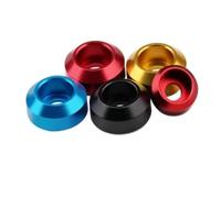 Rondelle, rondelle in alluminio for testa di tappo a corona, rondelle in lega di alluminio for testa di tappo(Orange,10 PCS-M2.5)