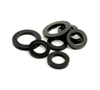 rondelle, rondelle, Rondelle for guarnizione piatta in gomma nera for impianti idraulici, rondella for viti,