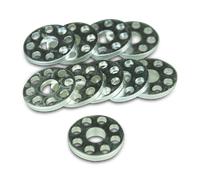 SCAR Rondelle forate Ø18mm alluminio 10 pezzi