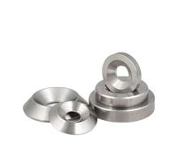 Rondelle svasate in acciaio inossidabile 304, 10 pezzi, M3 M4 M5 M6 M8 M10, rondelle a tazza, guarnizioni coniche a testa piatta (concave convesse)(M8x22x4.5)