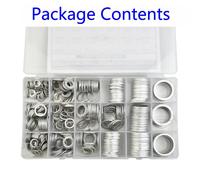 Rondelle Utensili 450pz Guarnizione Piatta Alluminio Vite Assortimento Metrico U