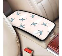 Rondini con il cuore,Copertura per bracciolo della console centrale del veicolo, morbida e confortevole, cuscino universale per corrimano auto.