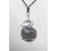 Rondini e Sole : Ciondolo Portafortuna in Argento 925 - Pendente con Balestrucci