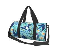 Rondini volanti Fiori primaverili, Borsone da viaggio di grande capacità Borsa rotonda Borsa da viaggio sportiva Borsa da viaggio Borsa da fitness