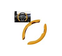 Rondrive Coprivolante per auto, in pelle scamosciata, universale, segmentato, set da 3 pezzi, antiscivolo, in pelle, 37-39 cm, per volante a forma di D, forma rotonda, 99%, per auto, SUV, camion