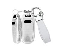 Rondrive Custodia per chiave compatibile con Audi 2021 A3 Hybrid 8Y A6 C8 2018 RS per E-tron GT Q4 Q7 A7 A8 SQ8 RS3 2019-2024 con strass per chiave auto, cover in TPU, custodia per chiavi in TPU
