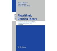 RONEN BRAFMAN Fred S. Roberts Alexis Tsouk Algorithmic Decision The (Tascabile)