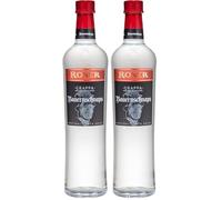 Roner Bauernschnaps - Grappa dell'Agricoltore (1x 0,7l) - Grappa Delicata dalla Distilleria Artigianale Alto Adige Südtirol più premiata d'Italia - 700 ml (Confezione da 2)