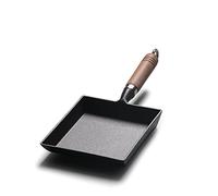 Rong Tian X Tamagoyaki Omelette Giapponese Pre-Stagionata Mini Padella Manico in Legno 9×7 Pollice