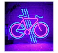 RONGCH Luci al Neon Da Parete Insegna Al Neon Per Bicicletta, Luce LED Dimmerabile Per Camera Da Letto, Palestra, Negozio, Garage, Palestra, Arredamento 38.5cmx33cm