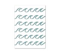 RONGCH Stampe su Tela per pareti Poster Minimalista con Stampa su Tela,Dipinto Arredamento per La Casa, Balena, Gabbiano, Sole, Luna, Oceano, Spiaggia, Onde, per Cameretta dei Bambini(B,40X50cm)