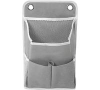 Rongchenghao Borsa portaoggetti da parete con ganci, 4 tasche, borsa impermeabile da parete, borsa da parete per documenti, adatta per bagni, uffici, cucine, camere da letto