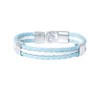 RONGHUAN Bracciale Cuoio Uomo,Braccialetti da Polso in Pelle da Uomo, Elegante Braccialetto con Bandiera Argentina, Braccialetto in Pelle Intrecciata Multistrato, Braccialetto Regolabile Fatto A Man