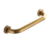 RongHuiDa Maniglione del Bagno in Ottone Antico,Corrimano di Sicurezza della Toilette Montato A Parete Spazzolato per Anziani Portatori di Handicap in Gravidanza(Size:30cm,Color:Bronzo)