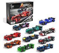 Rongmeiz F1-Rennwagen-Bausteine 10 In1 Mattoncini Per Costruire Auto Da Corsa Di Formula 1, Set Di Costruzioni Con Auto Giocattolo Per Bambini, 732 Pezzi Per Bambini Bambine Dai 6+,