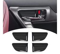 RONGSEN Pannello maniglia della porta in acciaio inossidabile per Lexus GX460 GX 460 2010-2023 2022 2021 2020 2019 2018 2017 2016 2015 accessori per la decorazione della casa (nero)