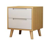 RONGSHEN Comodino Tavolo da comodino in legno assoluto mobile in incasso con cassetti pronti per il soggiorno e lo studio per la camera da letto Camera da letto comodino