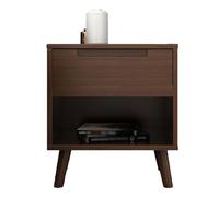 RONGSHEN Comodino Tavolo da comodino in legno assoluto mobile in incasso con cassetti pronti per il soggiorno e lo studio per la camera da letto Camera da letto comodino