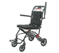 RONGSHEN Sedia rotelle Sedia a rotelle Pieghevole Portatile con Sedia a rotelle di Sedia a rotelle della Sedia a Mano con Sacchetto di stoccaggio per Adulti 8/12 in Sedia rotelle Anziani