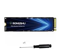 RONGSHU SSD 1TB NVMe PCIe4.0 Gen4x4 SSD Interno per Gaming M.2 2280 Velocità di Lettura Sequenziale Fino a 7400MB/s Unità a Stato Solido Interna 3D NAND TLC con Cache SLC Compatibile con PS5 (RP7000)