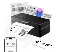 Rongta Bluetooth Shipping Label Printer, Wireless 4x6 Thermal Label Printer for Shipping Packages, Support Android, iPhone, Widely Used for