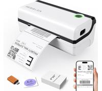 Rongta - Stampante per etichette di spedizione termica Bluetooth, 4 x 6, per pacchetti, compatibile con Android e iPhone e Windows, ampiamente utilizzata per