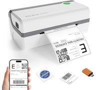 Rongta Stampante termica Bluetooth per etichette di spedizione, stampante per etichette wireless 4x6 per pacchi di spedizione, supporta Android, iPhone e Windows, ampiamente utilizzata per Amazon
