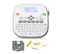 Rongta TD210 Etichettatrice portatile Bluetooth con 1 nastro, stampante per etichette portatile tastiera QWERTY, per casa, ufficio, magazzino organizzazione