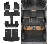 Rongtaod Tappetini compatibili con Hyundai Santa Fe 2024 2025 6 e 7 posti senza carburante, tappetino per bagagliaio ibrido, per tutte le condizioni atmosferiche, accessori Santa Fe (tappetino per