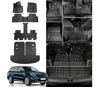 Rongtaod Tappetini compatibili con Kia Sorento 2021-2024 6 e 7 posti Tappetino per bagagliaio Tappetino per bagagliaio Protezione sedile posteriore Sorento Accessori 2023 (tappetino per bagagliaio con