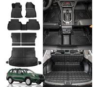 Rongtaod Tappetini compatibili con Subaru Forester 2019-2023 Tappetino per bagagliaio Cargo Liner Cargo Fodera per sedile posteriore Protector 2022 Accessori Forester (tappetini per